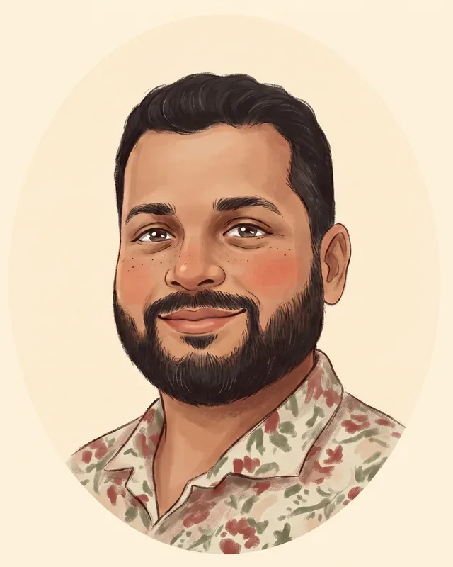Portrait of Arjuna Gunarathne