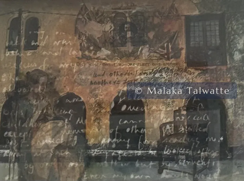 A work by Anoli Perera from the Talwatte Collection