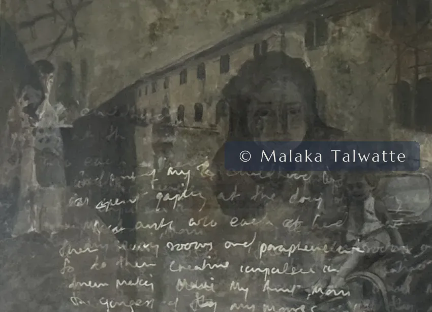 A work by Anoli Perera from the Talwatte Collection