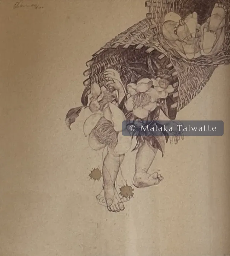 A work by Arulraj Ulaganathan from the Talwatte Collection