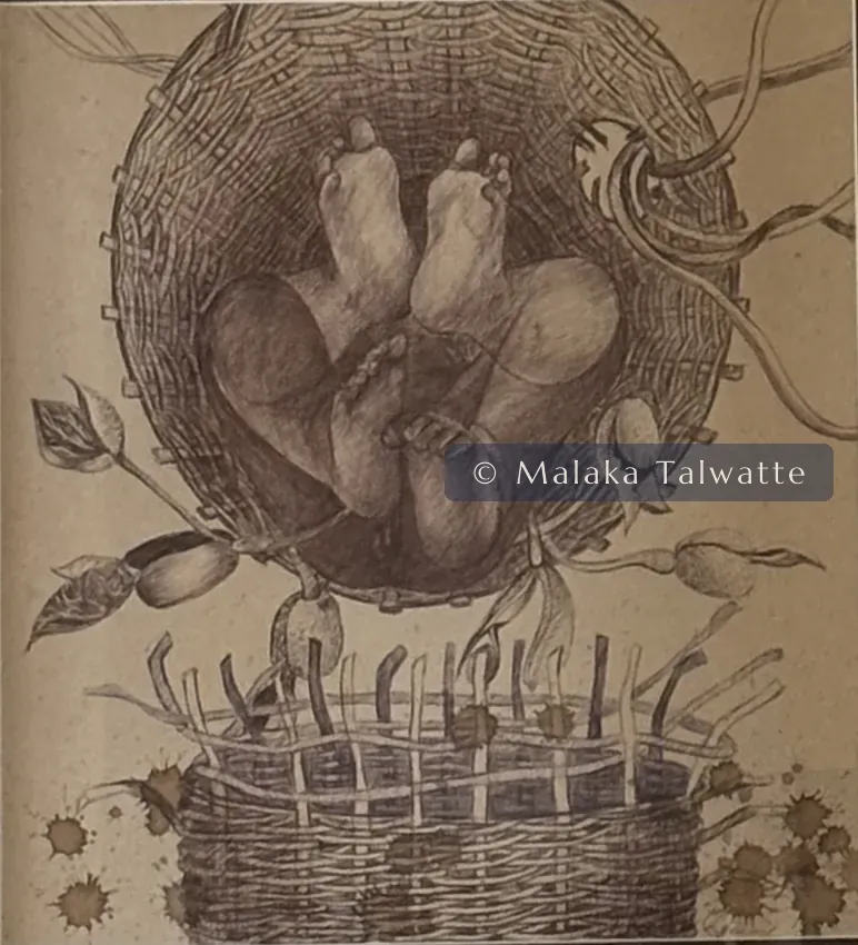 A work by Arulraj Ulaganathan from the Talwatte Collection