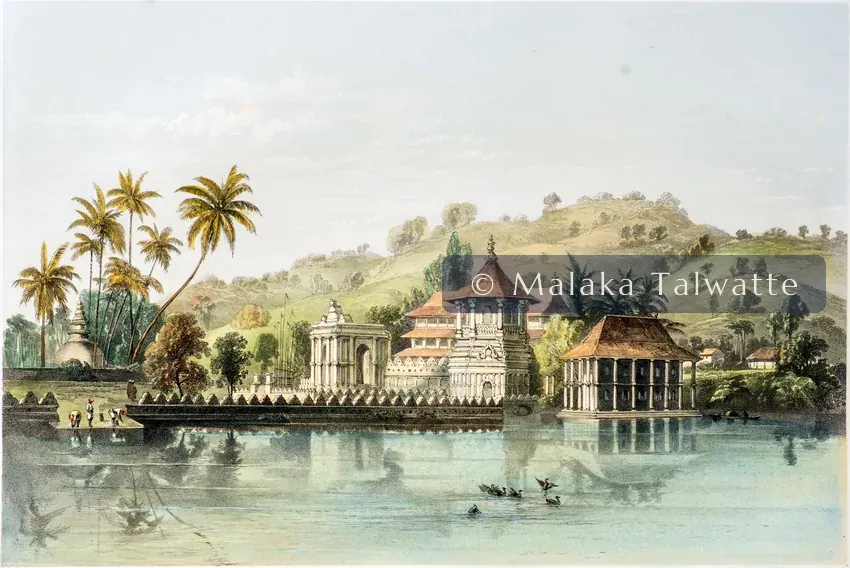 Captain Charles O'Brien: The Malagawa Temple, Kandy.