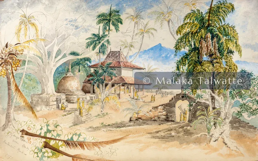 Constance Gordon-Cumming: Gangarami Vihara Near Kandy.
