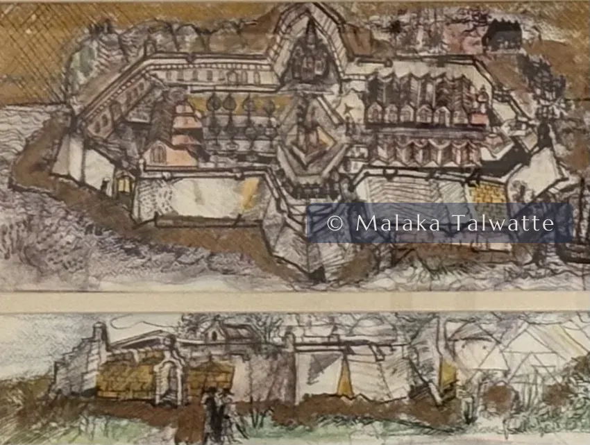 A work by Ismeth Raheem from the Talwatte Collection