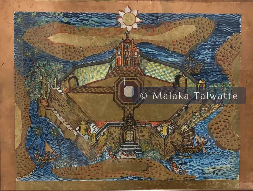 A work by Ismeth Raheem from the Talwatte Collection