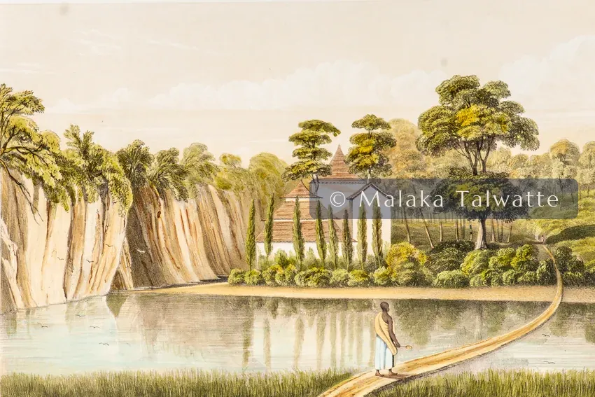 John Deschamps: Buddhist Temples Near Bolgodde.