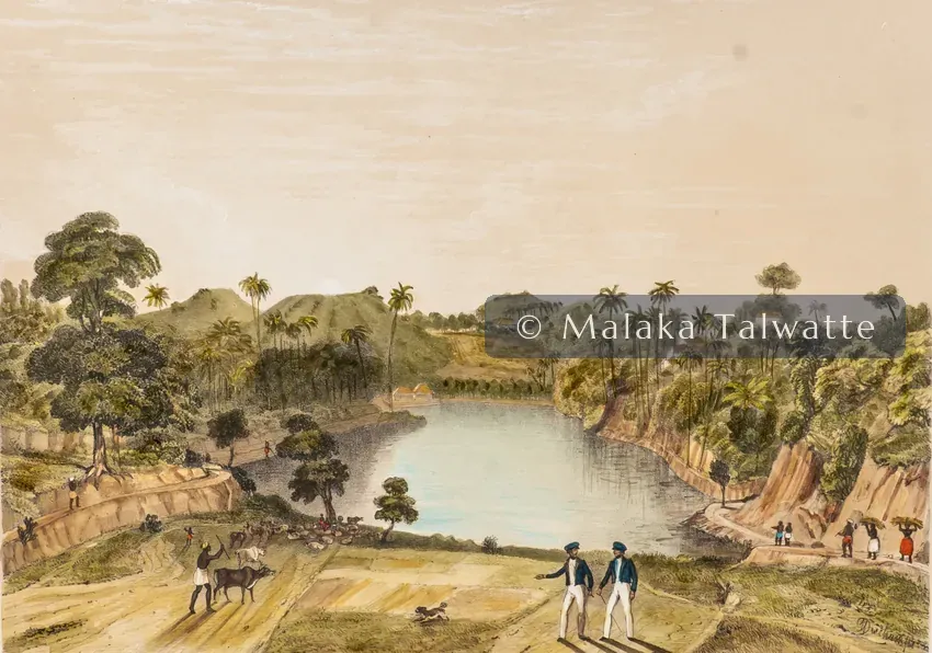 John Deschamps: The Lake of Kandy.