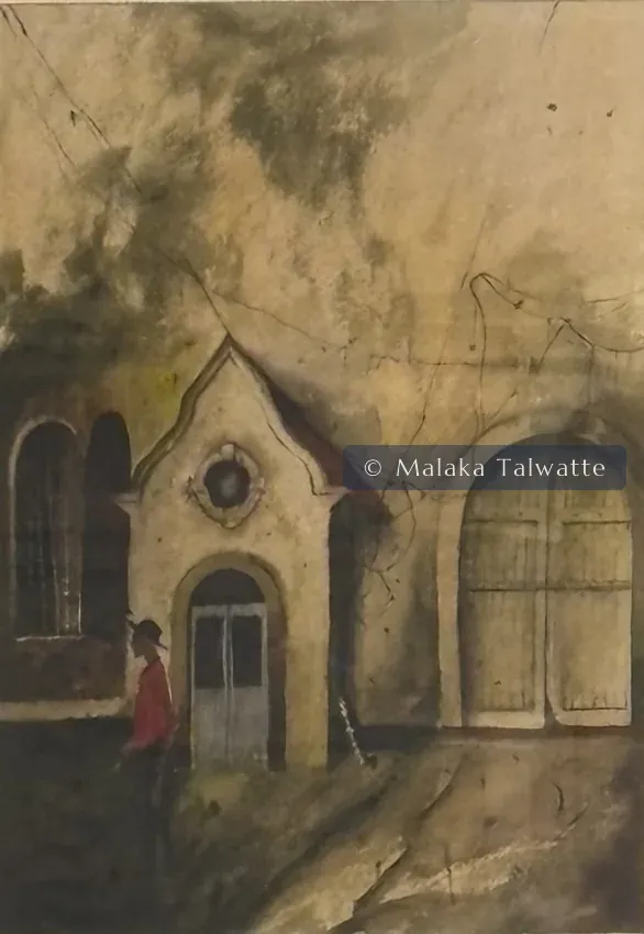 A work by Nuwan Nalaka from the Talwatte Collection