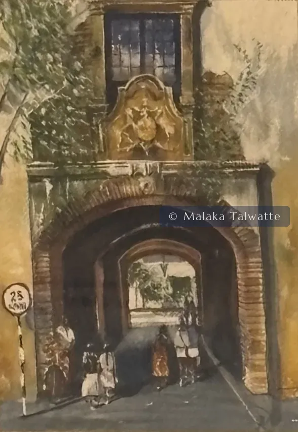 A work by Nuwan Nalaka from the Talwatte Collection