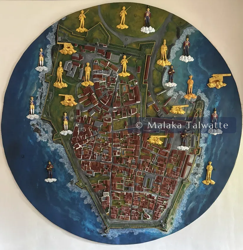 A work by Pala Pothupitiye from the Talwatte Collection