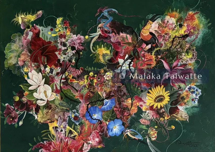 A work by Priyantha Udagedara from the Talwatte Collection
