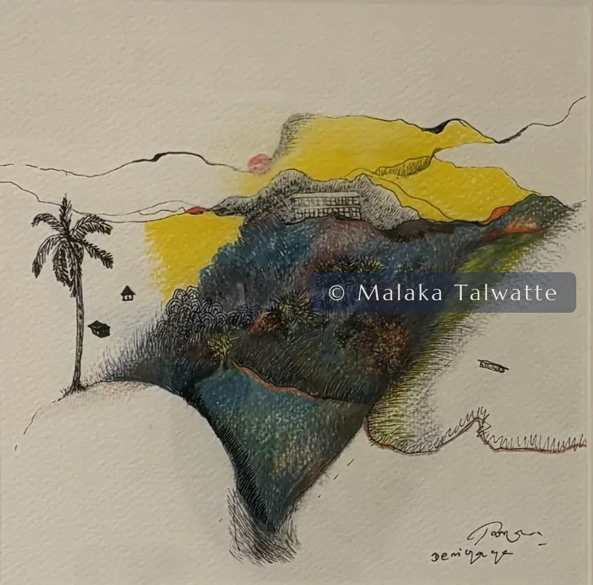 A work by Sujeewa Kumari from the Talwatte Collection