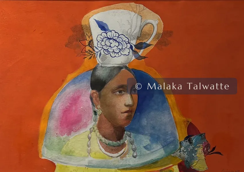 A work by Sujeewa Kumari from the Talwatte Collection