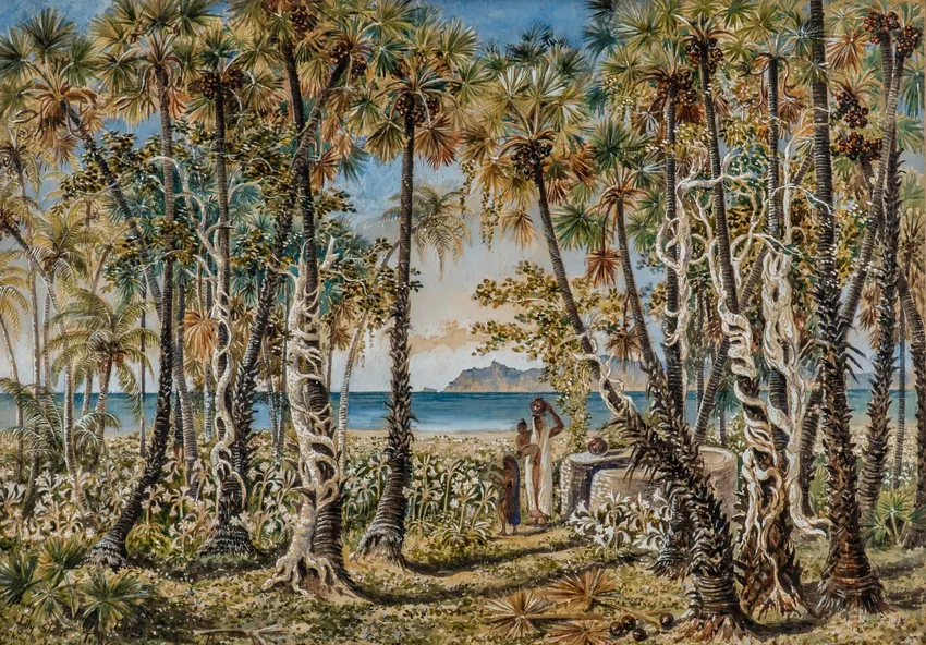 Constance Gordon-Cumming: The Lily Shore, Near Trincomalee.
