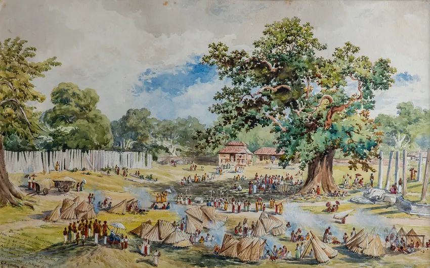 Constance Gordon-Cumming: The Brazen Palace, Anuradhapura.