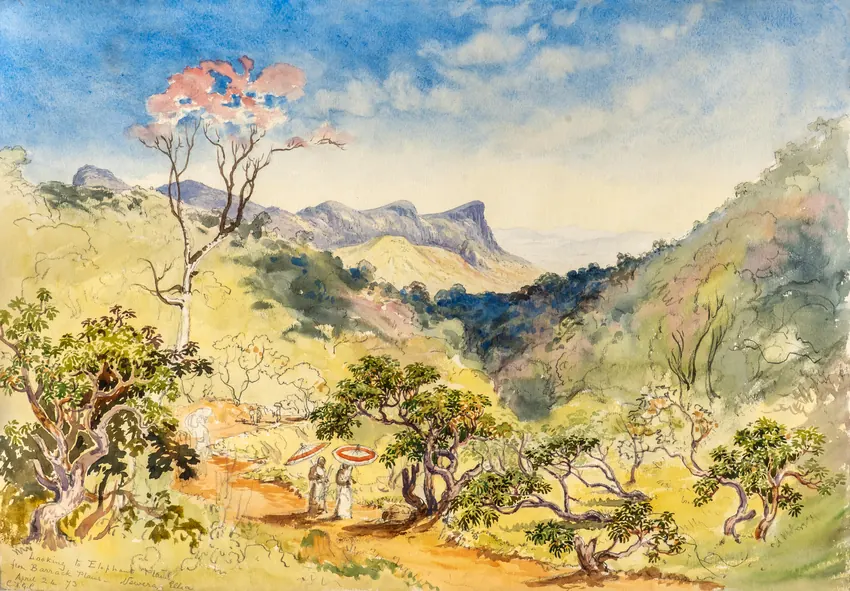 Constance Gordon-Cumming: Looking to Elephant Plains From Barrack Plains, Newera Ellia.