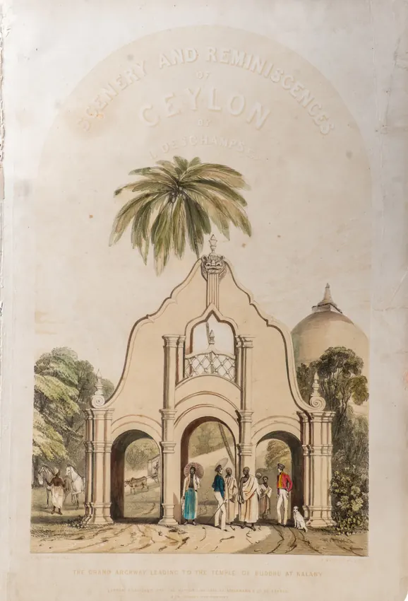 John Deschamps: The Grand Archway Leading to the Temple of Buddhu at Kalany.