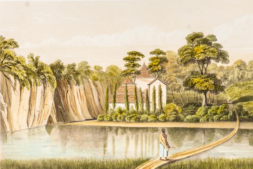 John Deschamps: Buddhist Temples Near Bolgodde.