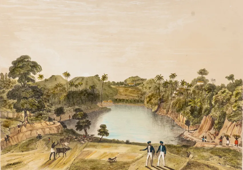 John Deschamps: The Lake of Kandy.