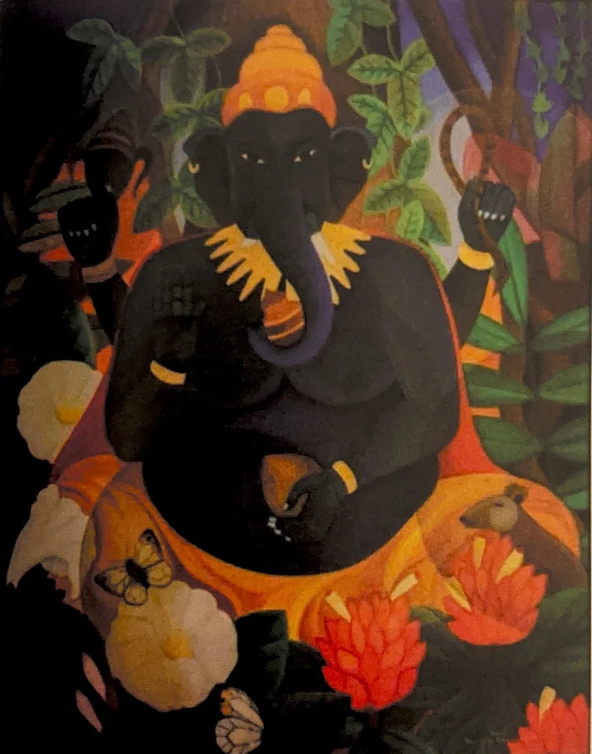 ‘Lord Ganesh’, Senaka’s deep reverence to Hinduism depicted here with great detail (2012)